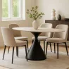 Table repas en métal et MDF Space 180 x 90 x 73 cm