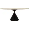 Table repas en métal et MDF Space 180 x 90 x 73 cm