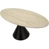 Table repas en métal et MDF Space 180 x 90 x 73 cm