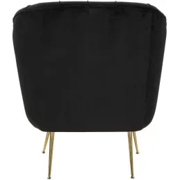 Fauteuil en tissu capitonné Budapest 88 x 83 x 91 cm
