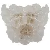 Applique murale en verre Ibiscus 33 x 17 x 28 cm