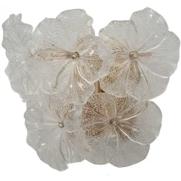 Applique murale en verre Ibiscus 33 x 17 x 28 cm