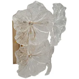 Applique murale en verre Ibiscus 33 x 17 x 28 cm