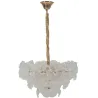 Suspension en métal et verre Ibiscus 47 x 73 cm