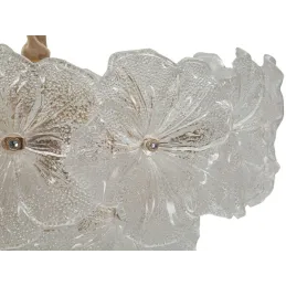 Suspension en métal et verre Ibiscus 47 x 73 cm