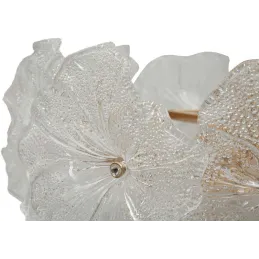 Suspension en métal et verre Ibiscus 47 x 73 cm