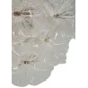 Suspension en métal et verre Ibiscus 47 x 73 cm