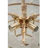 Suspension en métal et verre Ibiscus 47 x 73 cm
