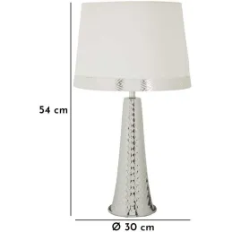Lampe de table en métal Tower 30 x 54 cm
