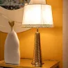 Lampe de table en métal Tower 30 x 54 cm