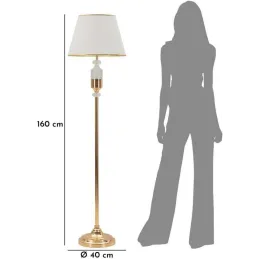 Lampadaire en métal Gipsy 40 x 160 cm