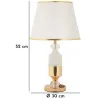 Lampe en métal à poser Gipsy 30 x 52 cm