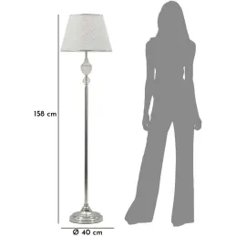 Lampadaire en métal Kody 40 x 158 cm
