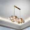 Suspension en métal et verre 100 x 23 x 94 cm Osaka