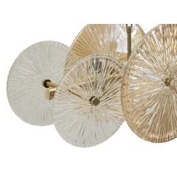 Suspension en métal et verre 100 x 23 x 94 cm Osaka