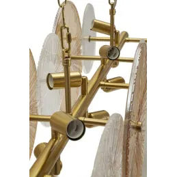 Suspension en métal et verre 100 x 23 x 94 cm Osaka