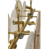 Suspension en métal et verre 100 x 23 x 94 cm Osaka