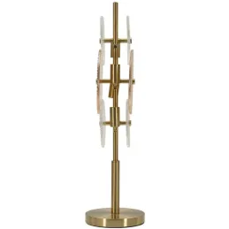 Lampe à poser en métal et verre 20 x 18 x 66 cm Osaka