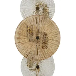 Lampe à poser en métal et verre 20 x 18 x 66 cm Osaka