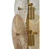 Lampe à poser en métal et verre 20 x 18 x 66 cm Osaka