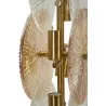 Lampe à poser en métal et verre 20 x 18 x 66 cm Osaka