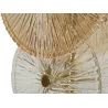 Lampe à poser en métal et verre 20 x 18 x 66 cm Osaka