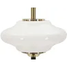 Lampe à poser en métal et verre 22 x 46 cm Vintage