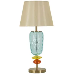 Lampe à poser en verre et métal Colorful 35 x 73 cm