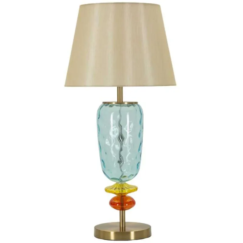 Lampe à poser en verre et métal Colorful 35 x 73 cm