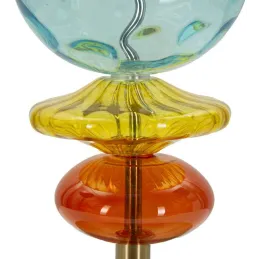 Lampe à poser en verre et métal Colorful 35 x 73 cm