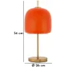 Lampe à poser en métal et verre Oldy 26 x 54 cm