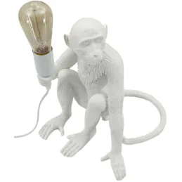 Lampe à poser en polyrésine Monkey 33 x 33 x 32 cm