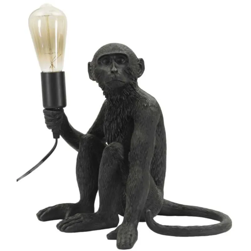 Lampe à poser en polyrésine Monkey 33 x 33 x 32 cm