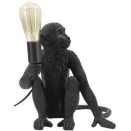 Lampe à poser en polyrésine Monkey 33 x 33 x 32 cm