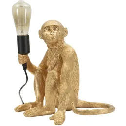 Lampe à poser en polyrésine Monkey 33 x 33 x 32 cm