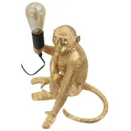Lampe à poser en polyrésine Monkey 33 x 33 x 32 cm