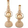 Bougeoir en métal Saturne (Lot de 2)