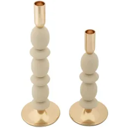 Bougeoir en métal Shuttle (Lot de 2)