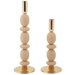 Bougeoir en métal Shuttle (Lot de 2)