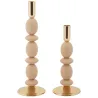 Bougeoir en métal Shuttle (Lot de 2)
