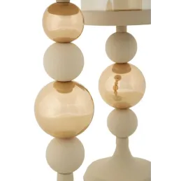 Bougeoir en métal Glazed (Lot de 2)