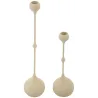 Bougeoir en métal Slimmy (Lot de 2)