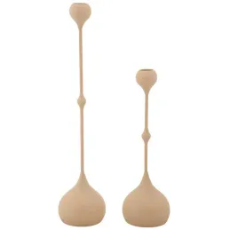 Bougeoir en métal Slimmy (Lot de 2)