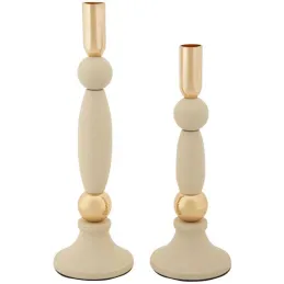 Bougeoir en métal Strek (Lot de 2)
