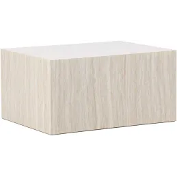 Table basse en MDF effet travertine York 40 x 60 x 80 cm
