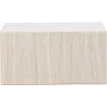 Table basse en MDF effet travertine York 40 x 60 x 80 cm