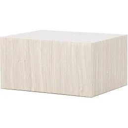 Table basse en MDF effet travertine York 40 x 60 x 80 cm