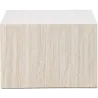 Table basse en MDF effet travertine York 40 x 60 x 80 cm