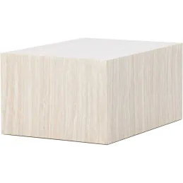 Table basse en MDF effet travertine York 40 x 60 x 80 cm
