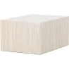 Table basse en MDF effet travertine York 40 x 60 x 80 cm